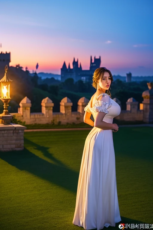 women's pictures(use ball_outfit,Wearing a dress_tiarra,),Good Hand,4K,hight resolution,masutepiece,Best Quality,1 of the head.3,((Hasselblad photo)),finely detailed skin,Sharp Focus,(Cinematic lighting),Night,Soft lighting,Dynamic Angle,[:(detailed face 1:2):0.2],large full breasts,(((Castles))),Beautiful Ukrainians