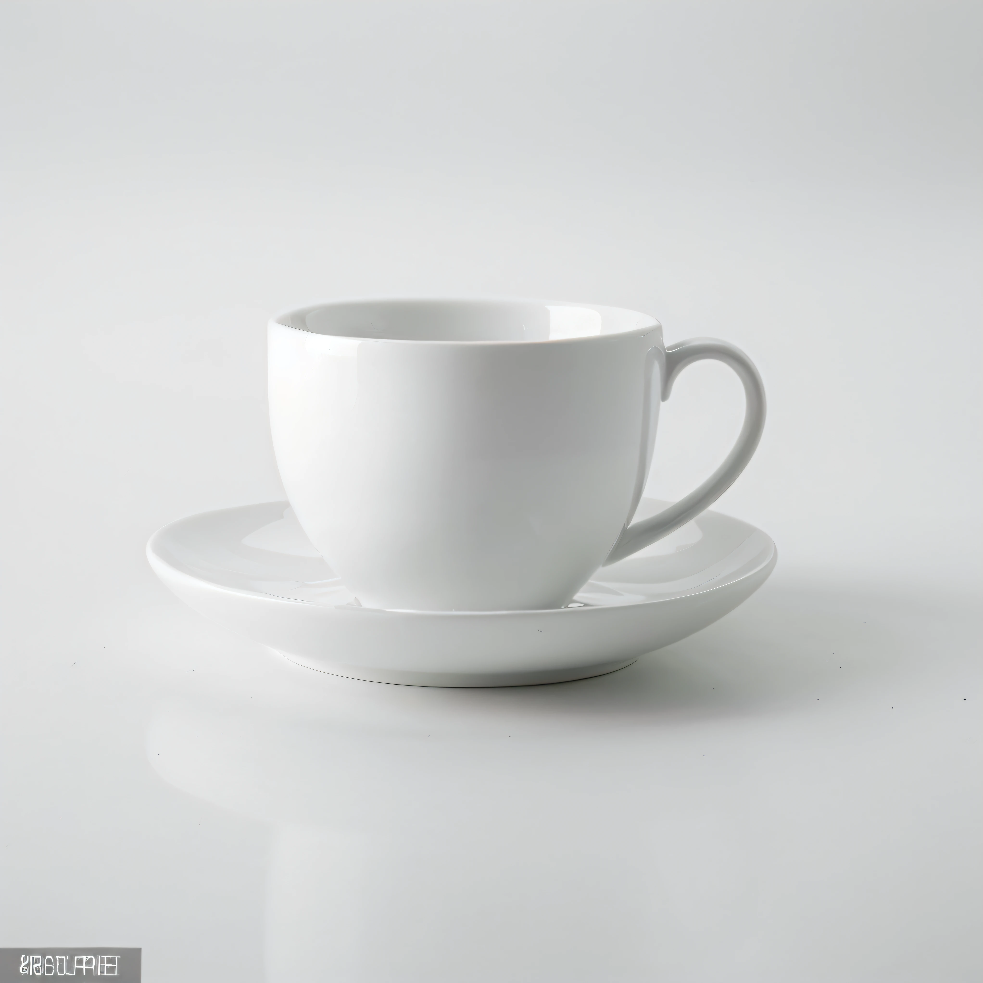 White coffee cup