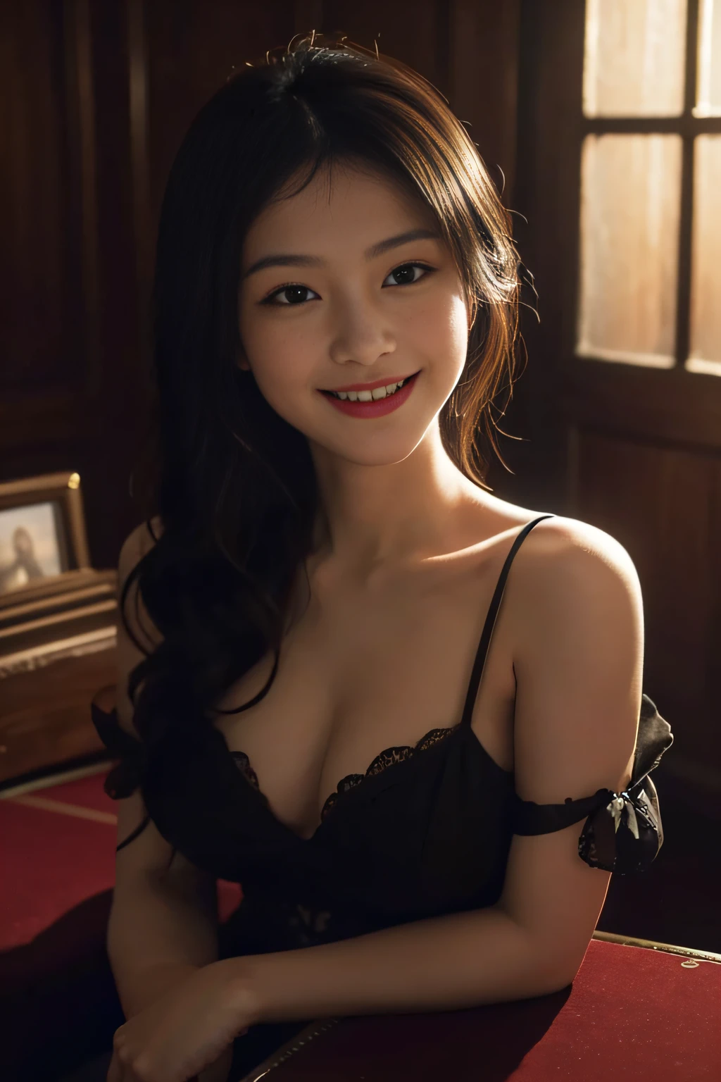 PlayingCards,Seduce you,,antique,A smile,,Sweet and seductive appearance.、Caravaggio's paintings、Chiaroscuro of Caravaggio,,Cute smile, Expression of ecstasy,erotick,A sexy,Seduce you,