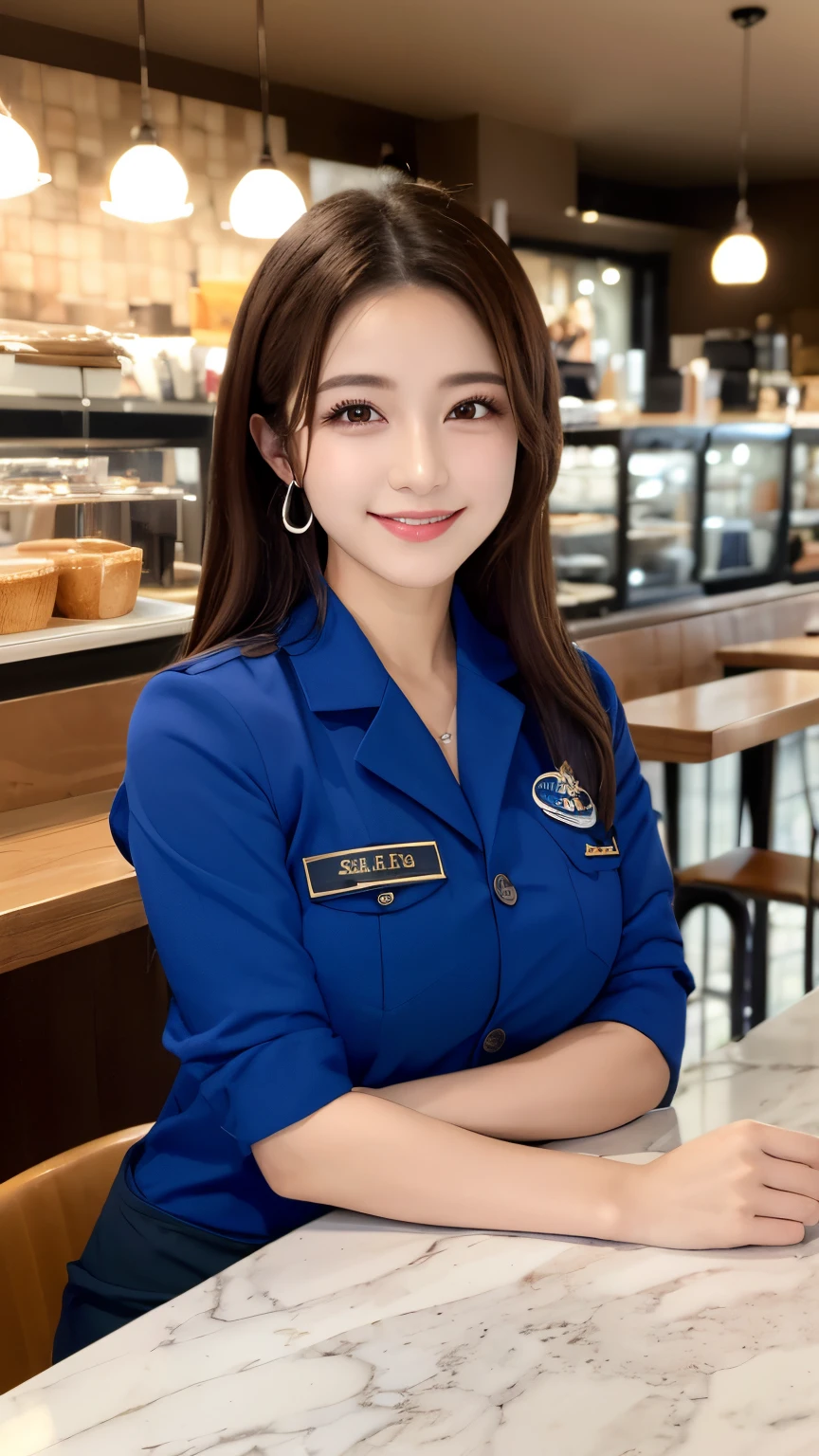(18 anos: 1.2), (riso desonesto), (Desviar o olhar), 8k, Retrato RAW da menina do Brasil, fotorrealista, Ultra high resolution, Qualidade Superior, (uniforme: 1.2), (de baixo: 1.2), sentado em uma cadeira, arms crossed, (Panchira: 1.2), (upscale cafe: 1.4) quebrar (textura natural da pele, pele detalhada, hiper-realismo, ultra-nitidez), detalhes intrincados, profundidade de campo, dim lighting, 韓国アイドル, 乃木坂アイドル, gravure idol, atriz, pose de modelo de moda