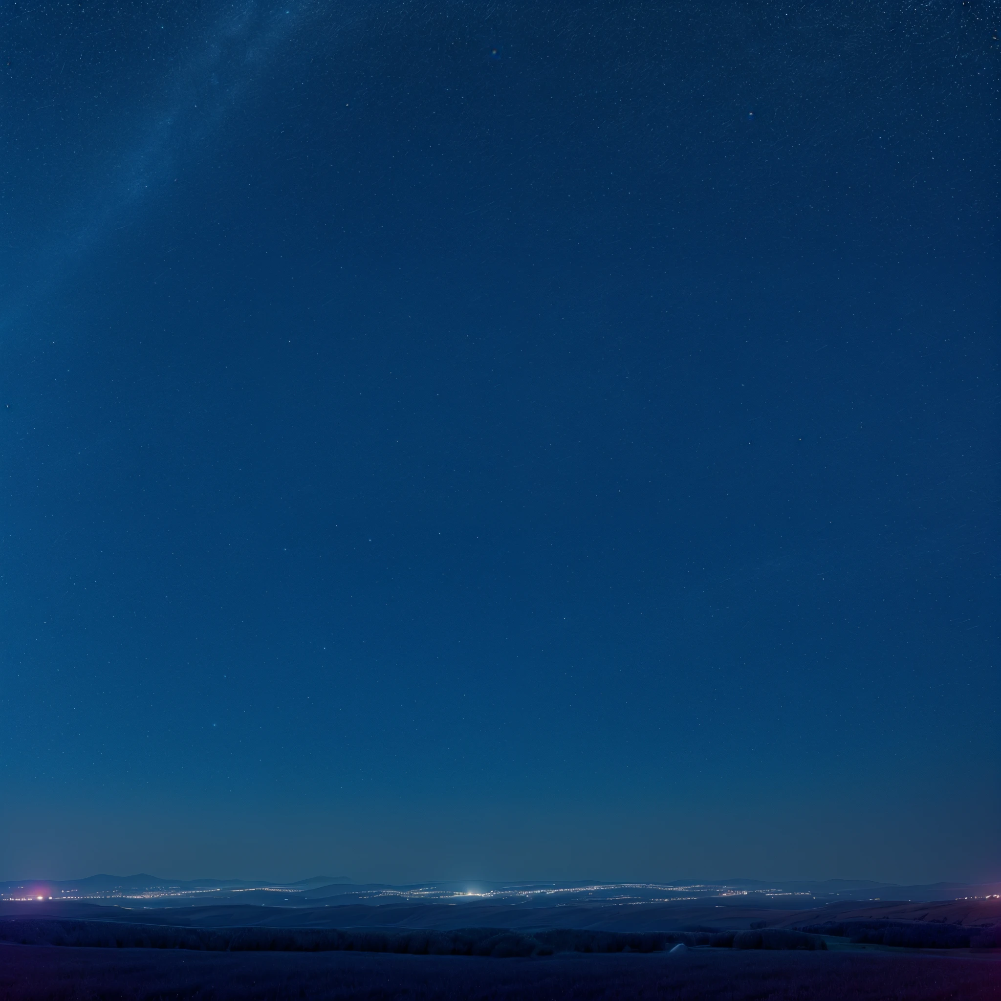 nightime sky with stars. gradient from #020305 to #590db7