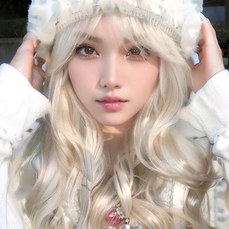 Chica araffe con cabello largo y rubio con un sombrero blanco., con el pelo largo y blanco, con pelo largo blanco, Cabello largo y blanco y flequillo, Chica perfecta de pelo blanco, ulzzang, Su cabello es blanco, Cabello blanco largo y ondulado, Peinado blanco de corte hime, Chica con el pelo blanco, very long snow colored hair, Hermosa mujer surcoreana, Cabello largo blanco ondulado