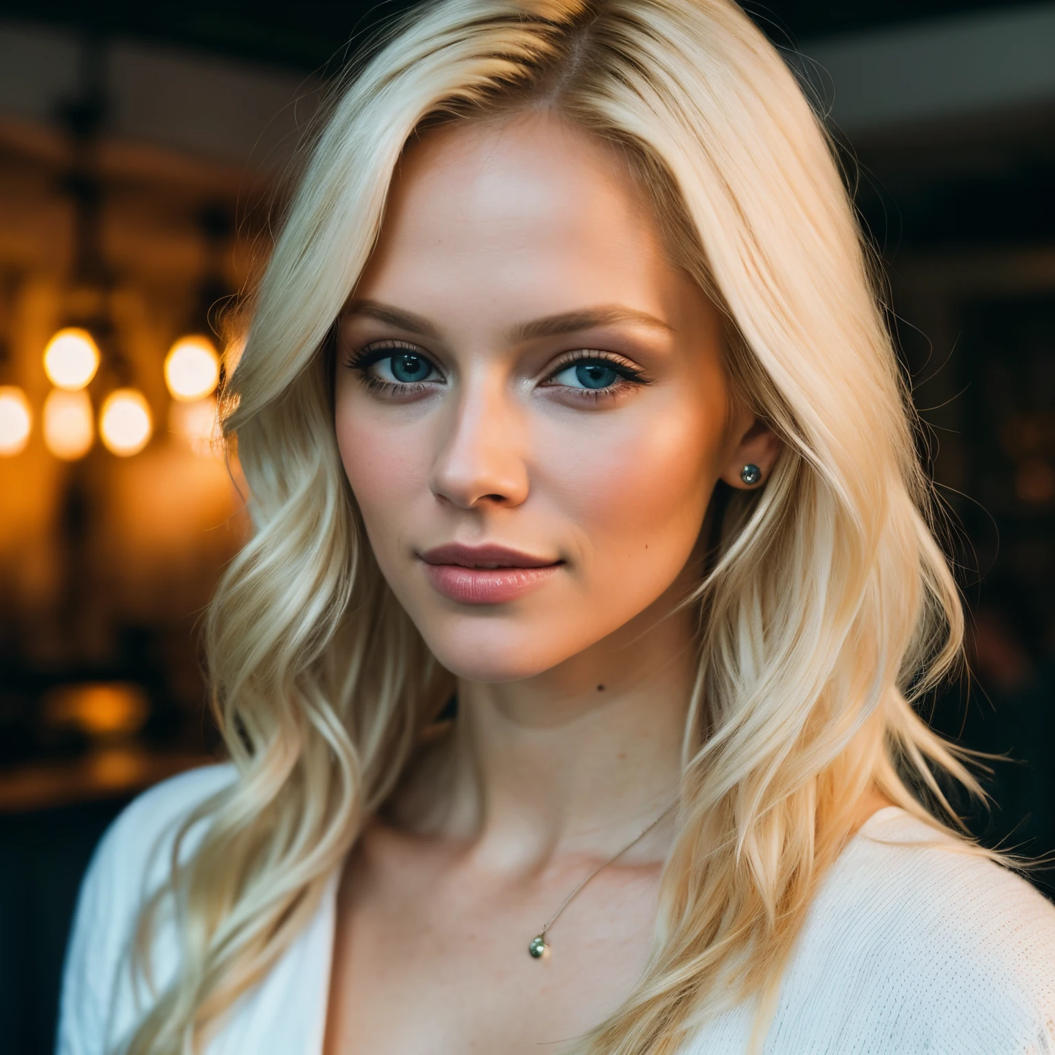 blond woman in a white folder posing for a picture, a portrait by Seb McKinnon, reddit, digital art, blonde goddess, beautiful blonde girl, gorgeous woman, dasha taran, beautiful blonde woman, , anna nikonova aka newmilky, instagram model, a gorgeous blonde, stunning woman, irina nordsol kuzmina, gorgeous female, sexy look at the camera, dancing in a club,