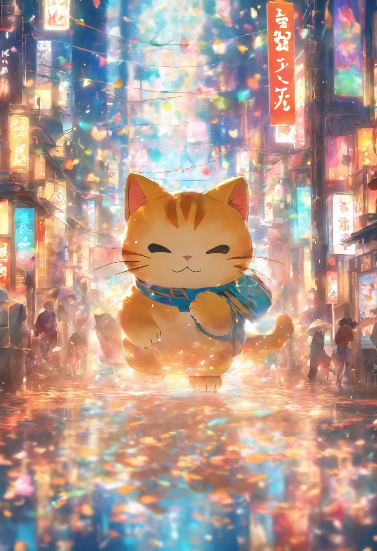 (((Doubleexposure))),Cute lucky cat,kosmos,double exposure enhancement,super-fine,hyper HD,Hyper-realistic,8k,artworks,corenderer,Positive perspective
