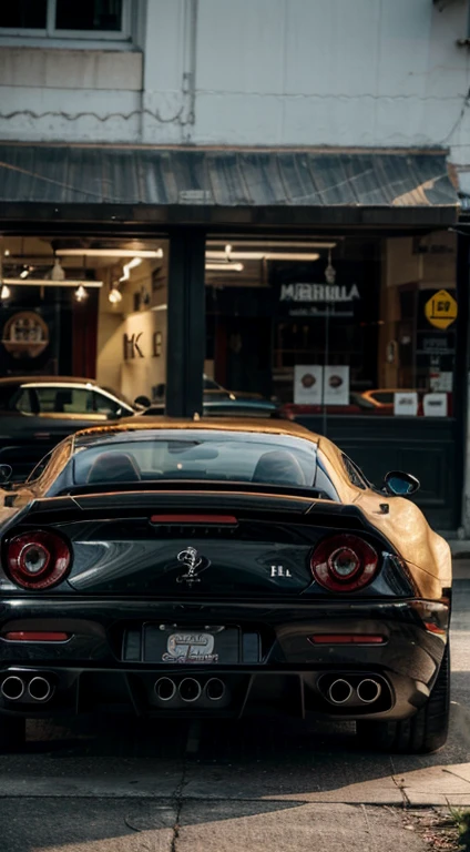 (best quality,8k resolution ultra HD,highres,masterpiece:1.2),Ferrari GTB Fiorano with cinematic lighting, epic artwork, ultra high quality photo, high quality wallpaper