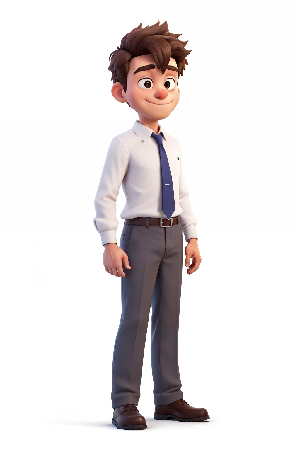 A man who snap with his finger, tie, the background should be white, and the background should not have any shape, it should be very accurate and beautiful, it should be three-dimensional, white background, whole body, (((((white background))))), cartoon style, 3d, highly realistic, insanely detailed, masterpiece, best quality, 8K Ultra HD, ultra high res, High contrast and low saturation, Super Detail