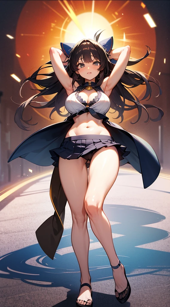 8K,Ultra Detail,ultra-quality,ultra precision,ultimate masutepiece,No extra arms,lack of extra legs,No extra fingers,ASUKA(SENRAN KAGURA from game)