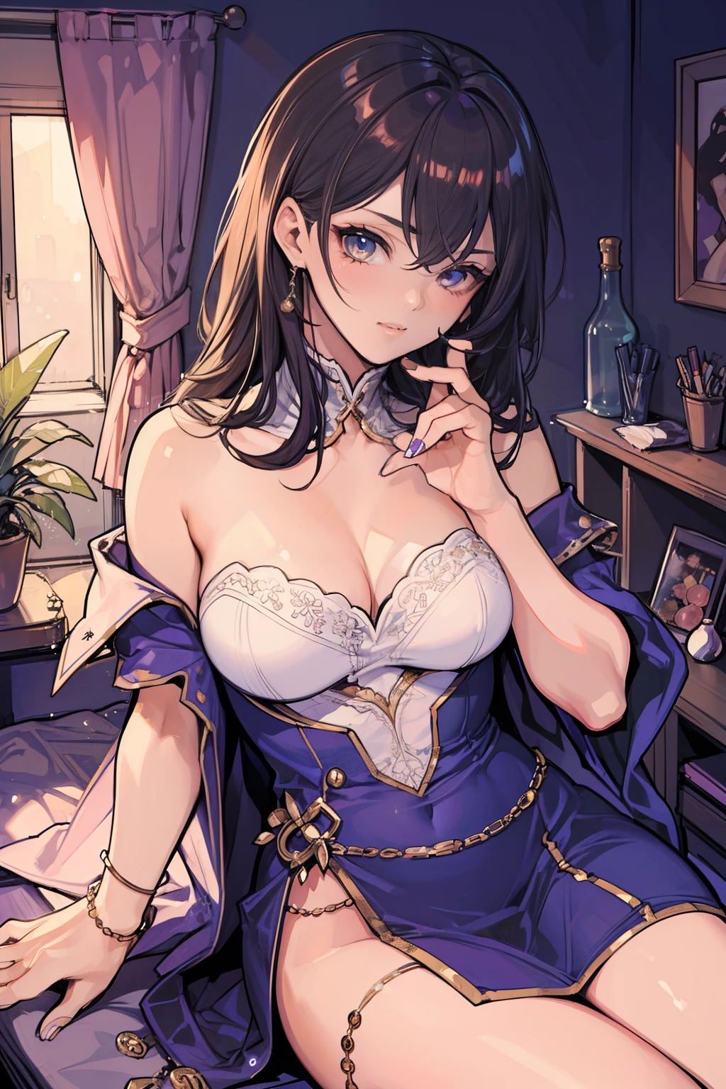 a beauty girl, Glitter and beautiful, ???? dress, Gorgeous room, cute little,