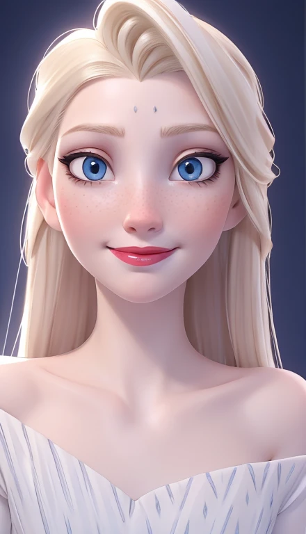 Blonde hair, blue eyes, pale skin, red lipstick, white sparkly dress, open-mouthed smile, raised eyebroRAW photo, blond hair, european face, (high detailed skin:1.2), 8k uhd, dslr, soft lighting, high quality, film grain, Fujifilm XT3, realistic facews, relaxed expression, fully detailed girl, clitoris