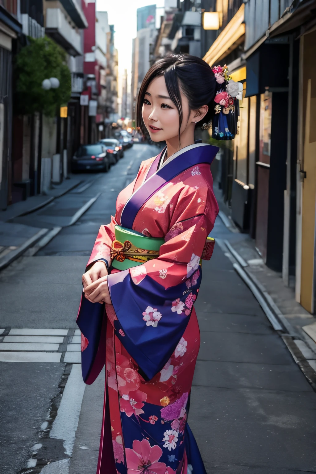 woman in kimono