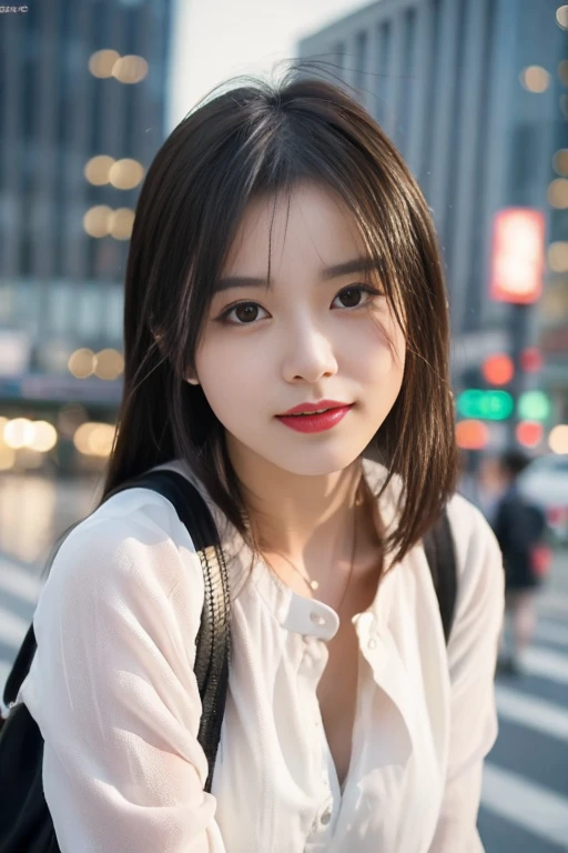 mix4, silk stockings, (8k, RAW photos, best quality, masterpiece: 1.2), (realistic, photorealistic: 1.37), pretty, cityscape, night, rain, wet, professional lighting, photon mapping, radio city, physically based rendering,