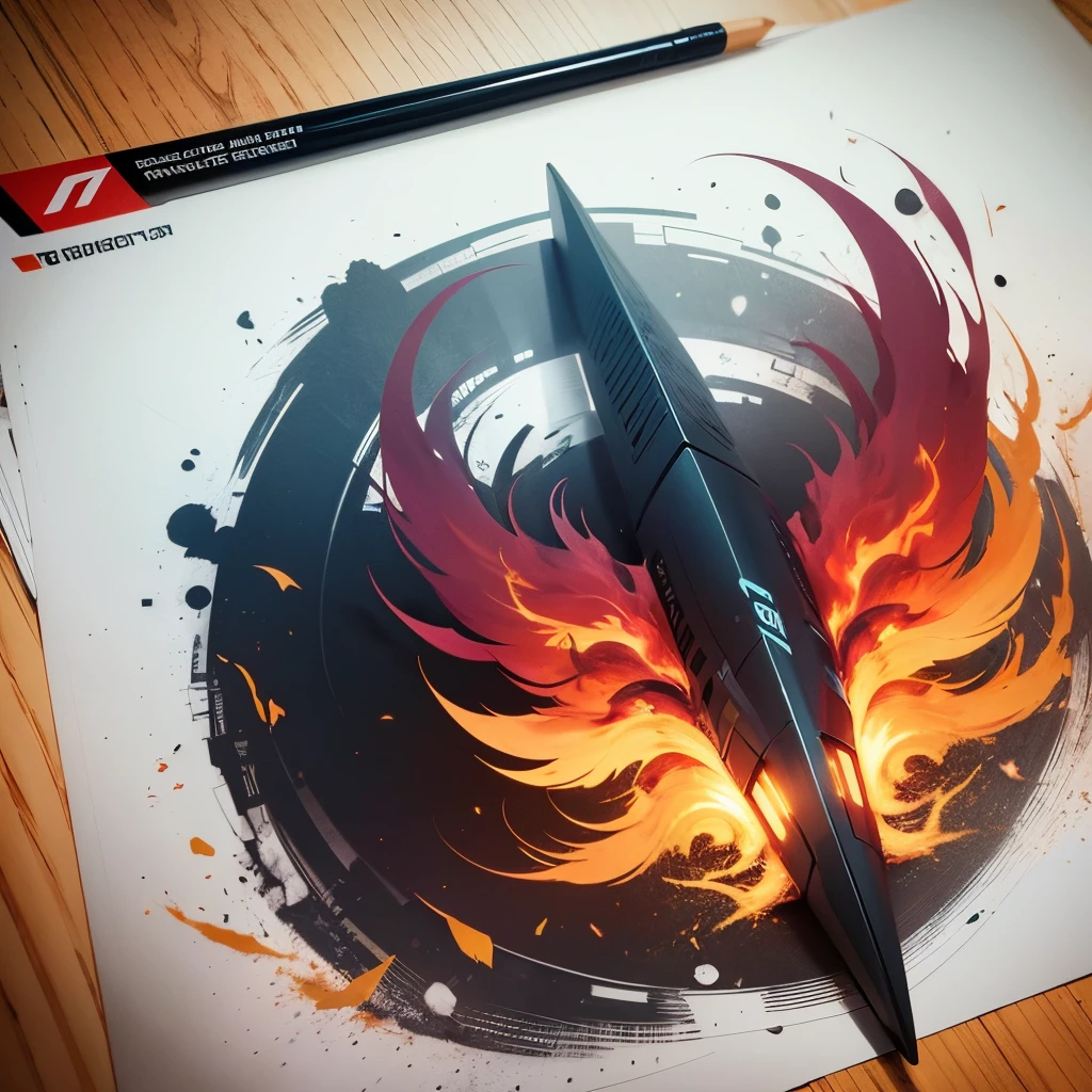 Phoenix flames in minimalist art that is suitable for a logo for an e-sport team --auto --s2