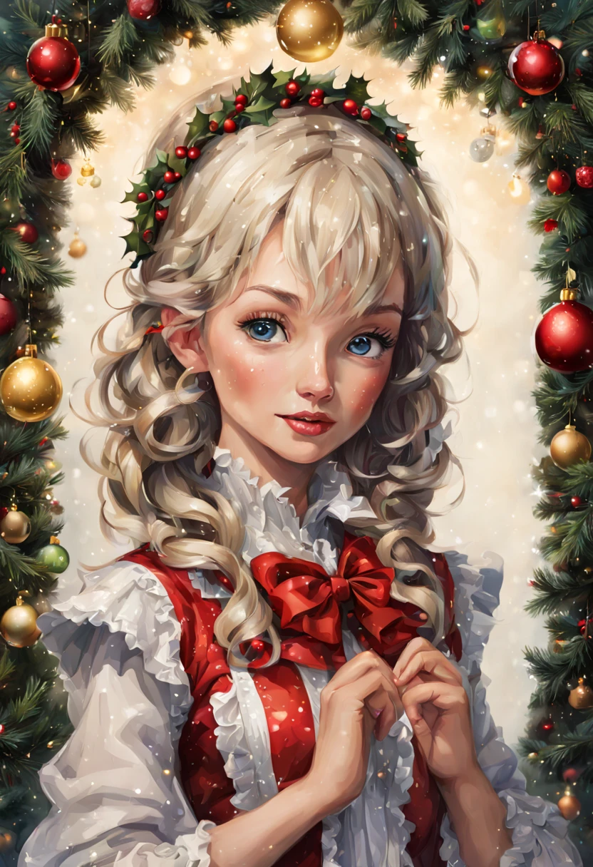 Een wondermooie kerstdame