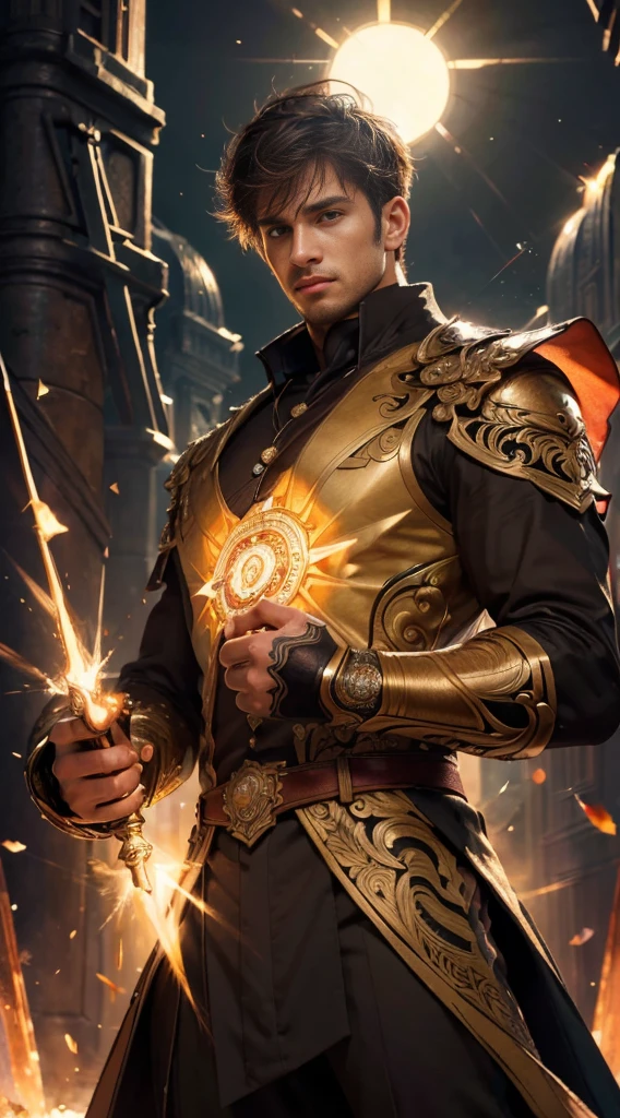 (masterpiece:1.2), (illustration), (best quality:1.2), (best aesthetic:1.2), (beautiful art:1.2), (ultra-detailed:1.2), (8k), (HDR), (wallpaper), (sharp focus), (intricate), (hyper realistic), men, sundanese, handsome, shaved