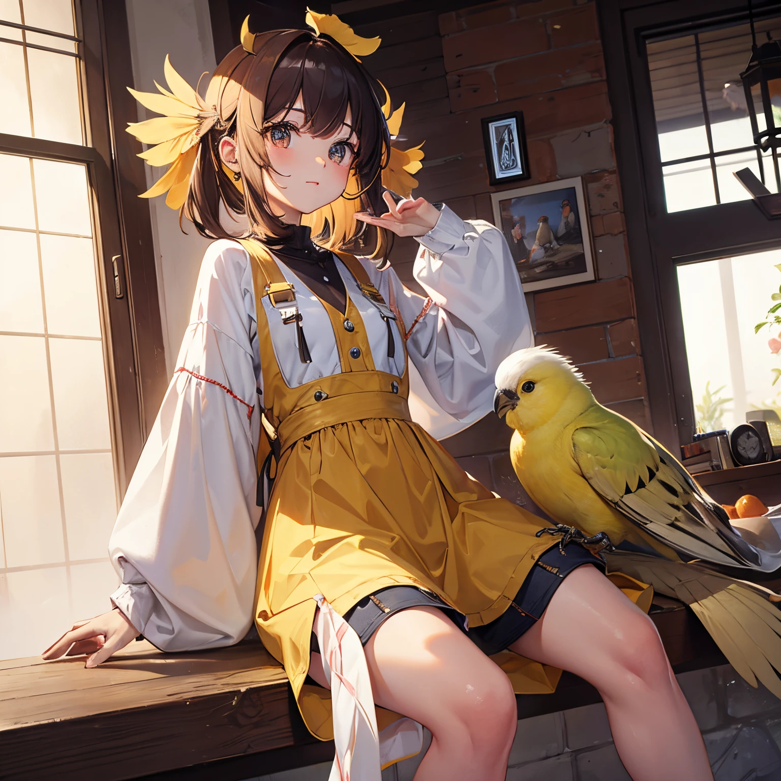 cockatiel yellow cute
