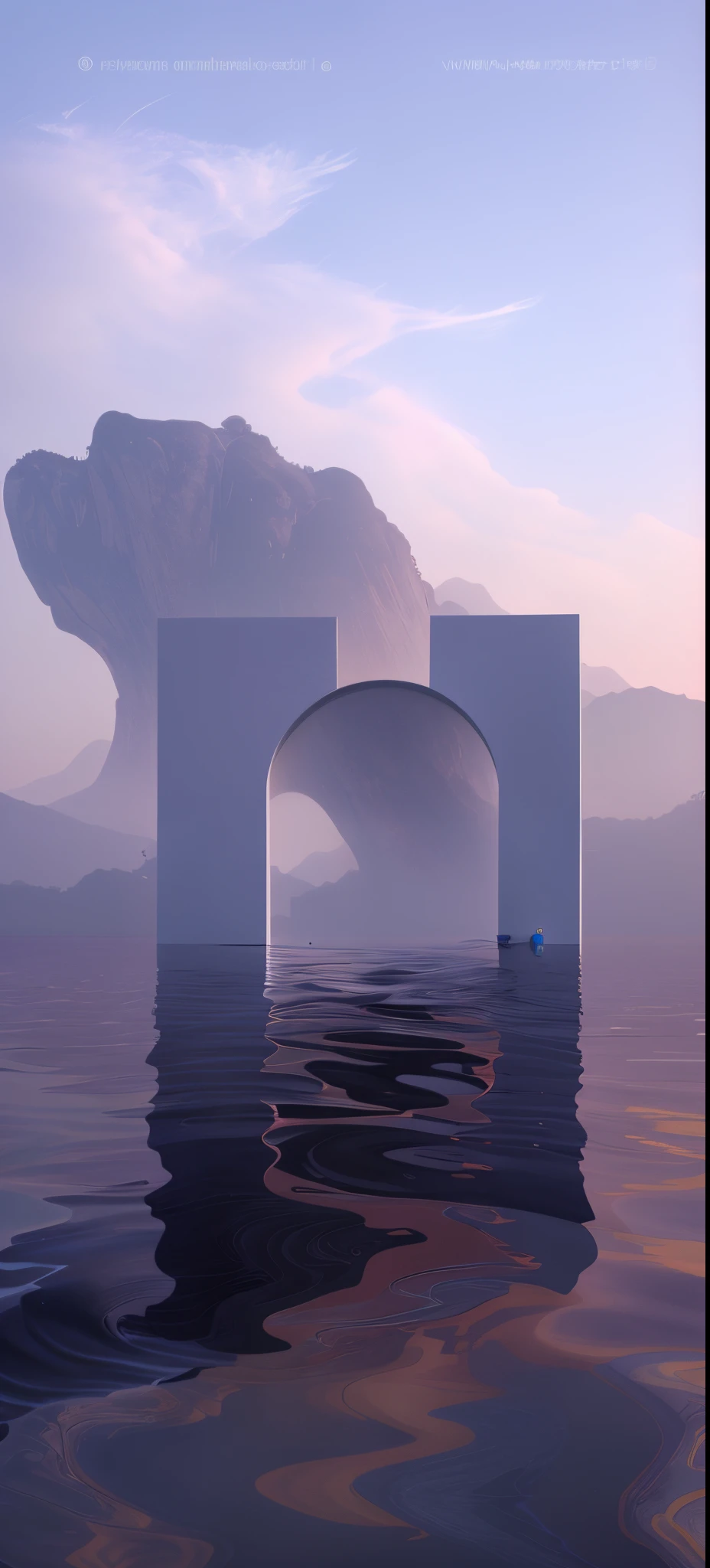 baiyun,Lake surface，water wave，door of soul
