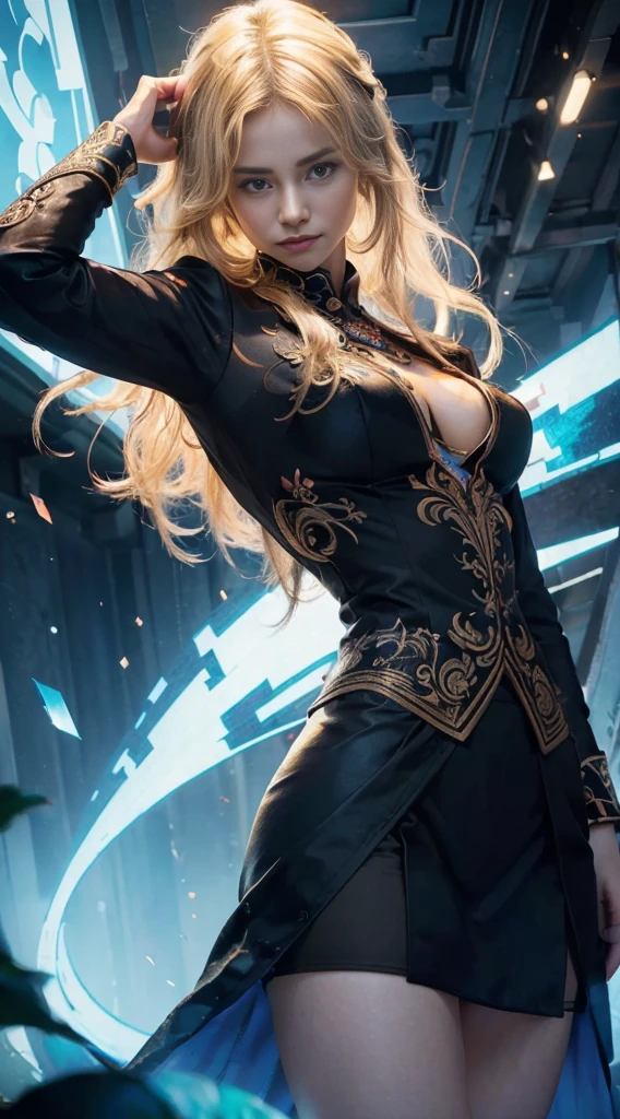 (masterpiece:1.2), (illustration), (best quality:1.2), (best aesthetic:1.2), (beautiful art:1.2), (ultra-detailed:1.2), (8k), (HDR), (wallpaper), (sharp focus), (intricate), (hyper realistic), woman, half netherland, half javanese