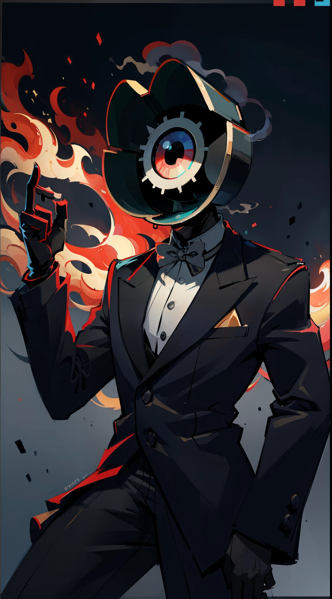 1man, masterpiece,strange head, eye head, eye head,couch, gun, pistol, smoke, formal clothes,suit, white shirt, high details, gorgeous, 4k, BREAK close up, no humans, cinematic, dramatic,contrast, , night,fog, wallpaper, misteryous, digital art,