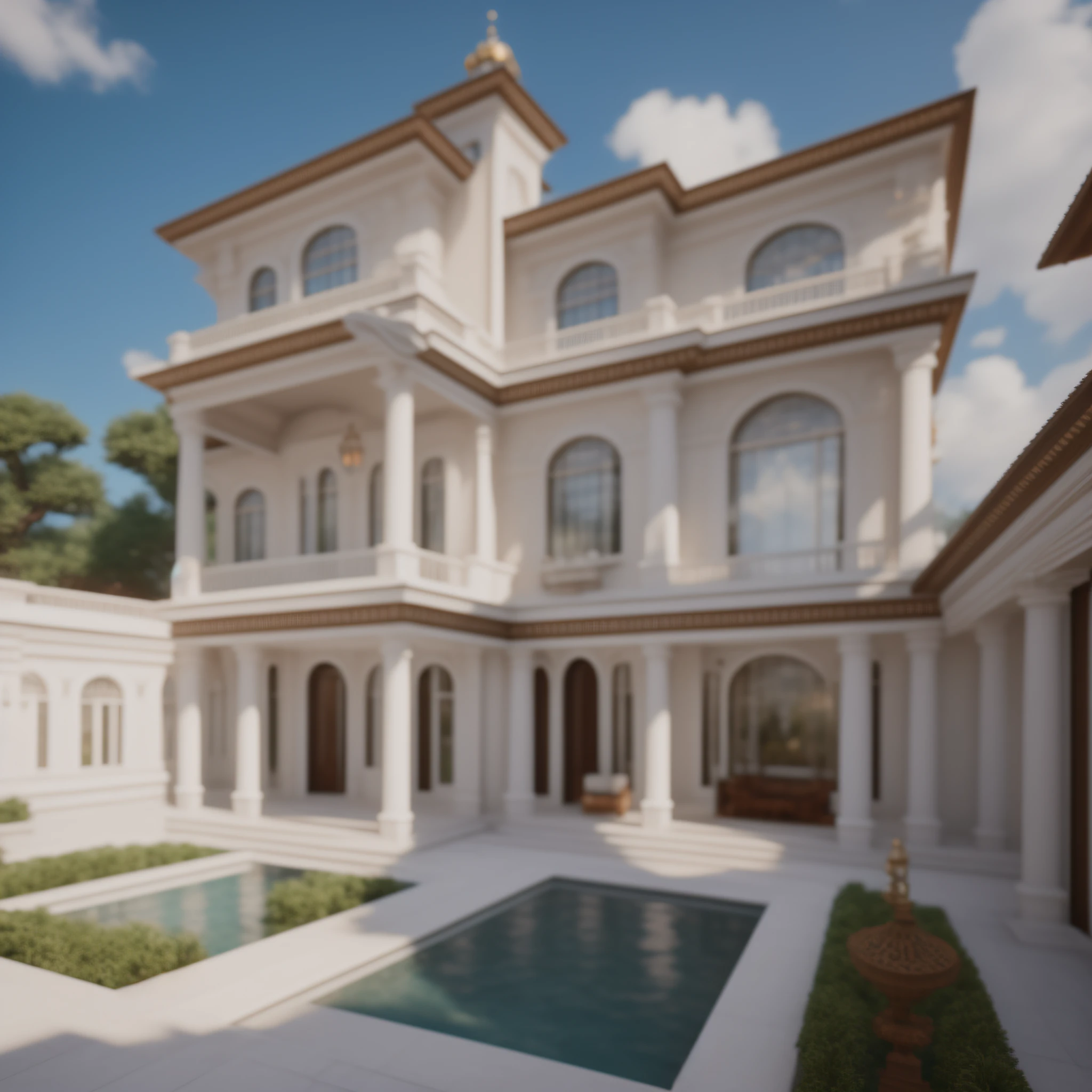 {{{masterpiece}, }}, {extremely detailed mansion}, Amazing, finely detail, detailed , cinematic lighting, best quality