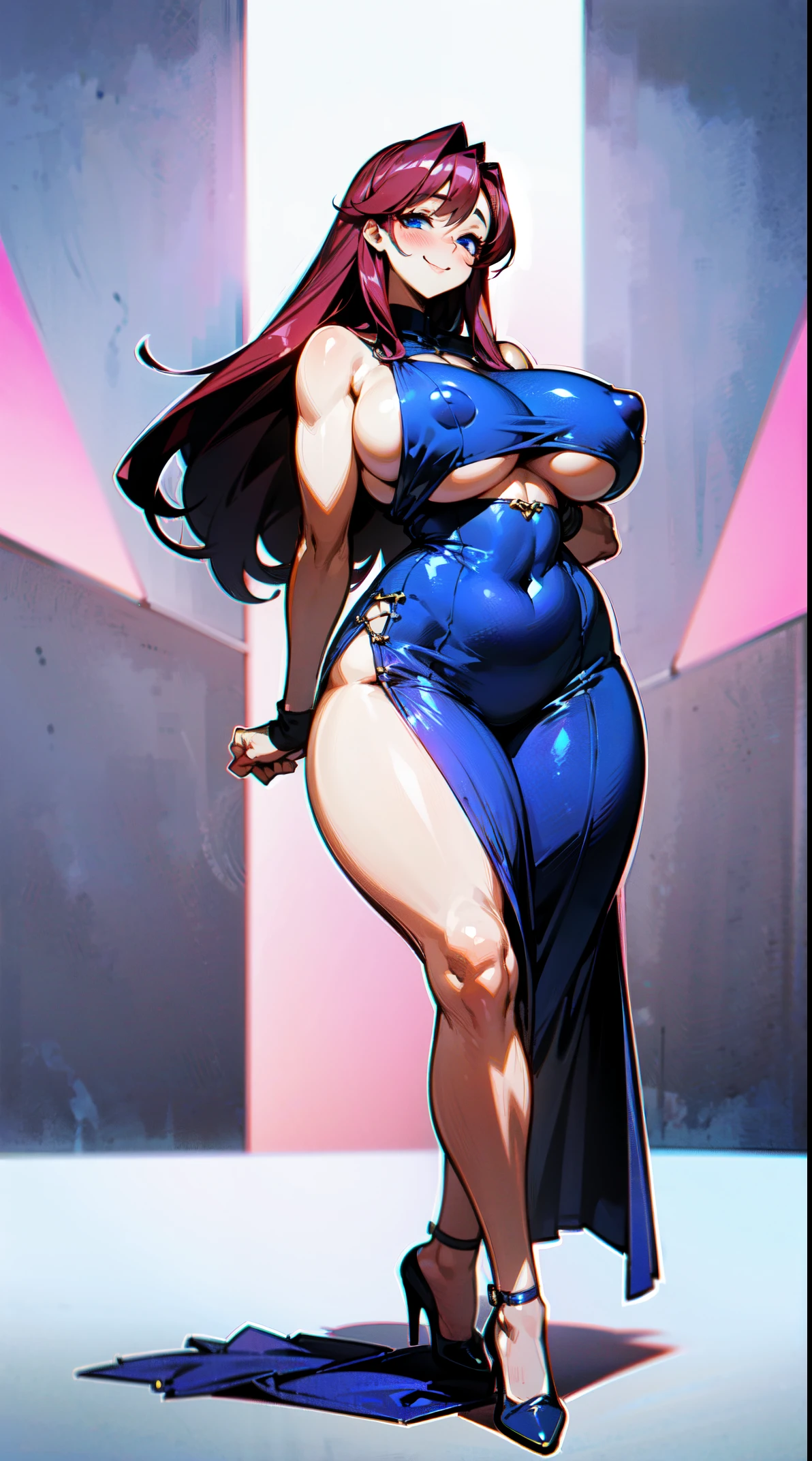 Blue hair, Solo, nakedness, , no clothing on, 1woman, very curvy, ????????????, ???????????, mature, smiling, long dark blue straight hair, blue eyes, purple dress, ???? , slit on the left side, dark brown skin, pretty face, seductive, slutty, ????????????????!!!!, top heavy, overweight, chubby, ginormous ???????!!!!, expanding ???????, out of proportion ???????, worlds biggest ??????? in the world, big wide ????, big ???, big juicy ???, ??????, ??????, ????????, , ?????, ????????, no clothing, huge ??????, absurd size ???????, seductive, High quality , pink ?????? , pink ??????,OPPAI RATIO!!!!, ((((OPPAI)))), biggest ???????, colossal ???????!!!!!, Fat oversized mega big obese ???????, blushing, long dark red hair, high quality, very beautiful, beautiful women,woman with a big ?????? and a big boob, thicc, curvy, oppai, commission for high res, fullbody commission, oppai proportions, full body!, very curvy, ????????????, ???????????, mature, smiling, long blue straight hair, blue eyes, ???? , slit on the left side, pretty face, seductive, slutty, ????????????????!!!!, top heavy, overweight, chubby, expanding ???????, out of proportion ???????, worlds biggest ??????? in the world, big wide ????, big ???, big juicy ???, ??????, ??????, ????????, , ?????, ????????, no clothing, huge ??????, absurd size ???????, seductive, High quality , pink ?????? , pink ??????, puffy , OPPAI RATIO!!!!, (OPPAI), biggest ???????, colossal ???????, Fat oversized mega big obese ???????, purple bra, purple ?????????, purple lingerie