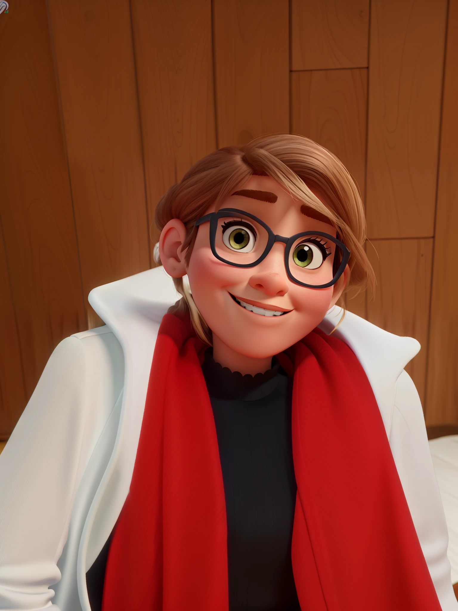 uma mulher estilo disney pixar, alta qualidade, melhor qualidade
