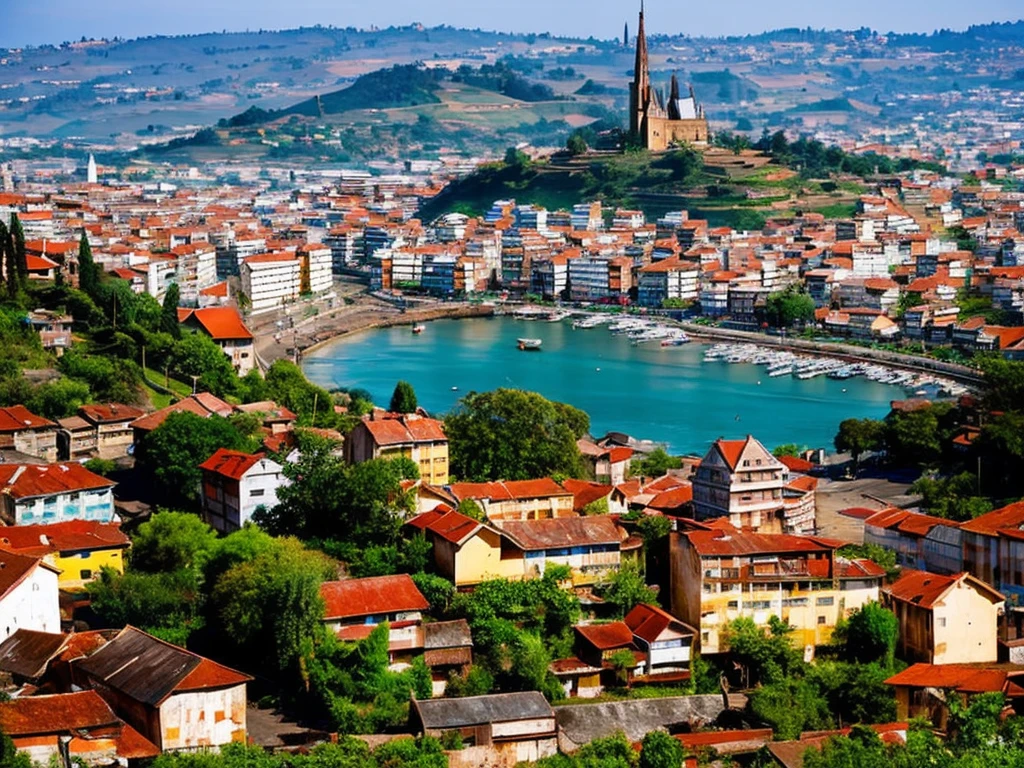 Ville d'Antananarivo with enormous beats partout