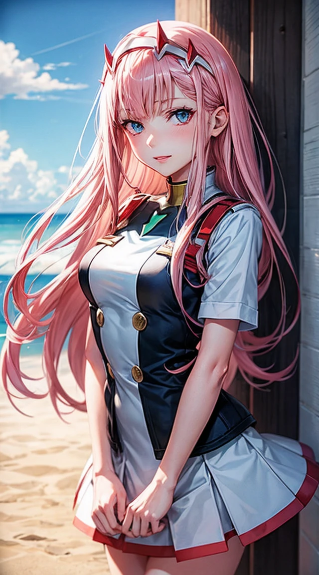 anime, 1 girl, Darling in the Franxx, Zero two