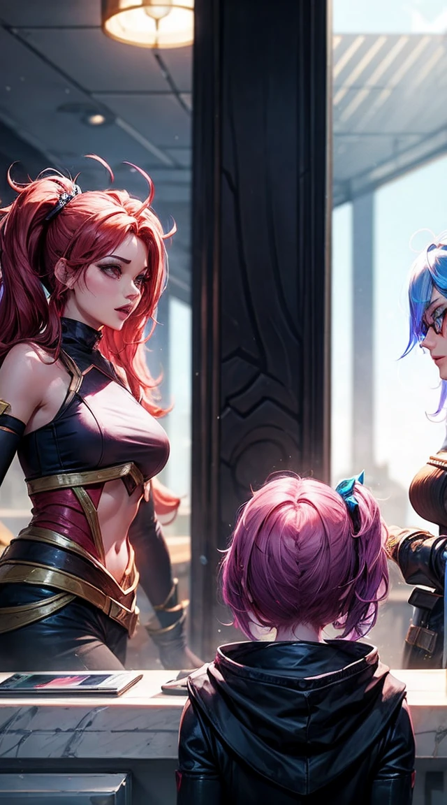 league of legends, KDA, 4 girls