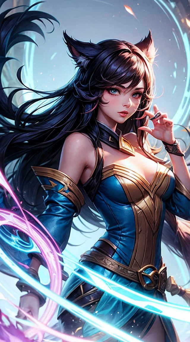 (best quality,4k,8k,highres,masterpiece:1.2),ultra-detailed,(realistic,photorealistic,photo-realistic:1.37),beautiful woman,in space with big breasts,skin glowing like moonlight,shimmering stars in the background,floating gracefully in zero gravity,wearing a form-fitting spacesuit and futuristic helmet,her eyes mesmerizing with a hint of mystery,long flowing hair flying freely,soft curves accentuated by the gentle light,celestial beauty illuminating the darkness,subtle hues of blue and purple dominating the color palette,a cosmic aura surrounding her,sunlight reflecting off her suit creating dazzling highlights,a sense of tranquility and wonder permeating the scene,distant planets and galaxies provide a breathtaking backdrop,celestial rays of light casting ethereal shadows,studio lighting emphasizing her features with perfection,deep shadows adding depth and dimension to the image,meticulous attention to detail in every brushstroke,creating a unique blend of realism and fantasy,her enchanting presence captivating the viewers,an otherworldly masterpiece that evokes awe and admiration.