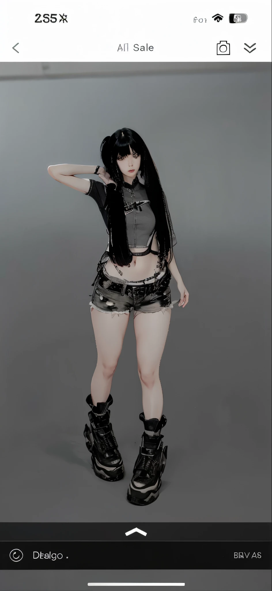 Hermosa piel detallada, cuerpo detallado