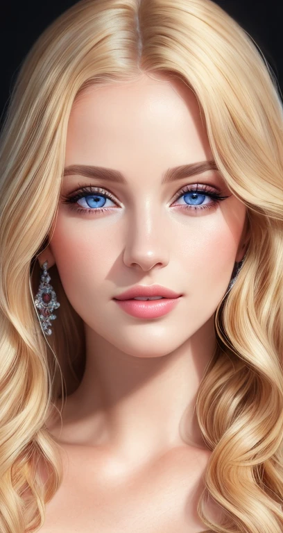 (best quality,4k,8k,highres,masterpiece:1.2),ultra-detailed,(realistic,photorealistic,photo-realistic:1.37),beautiful detailed eyes,beautiful detailed lips,extremely detailed eyes and face,long eyelashes,Italian blonde woman,blonde curls,brown eyes,vivid colors,portraits,studio lighting