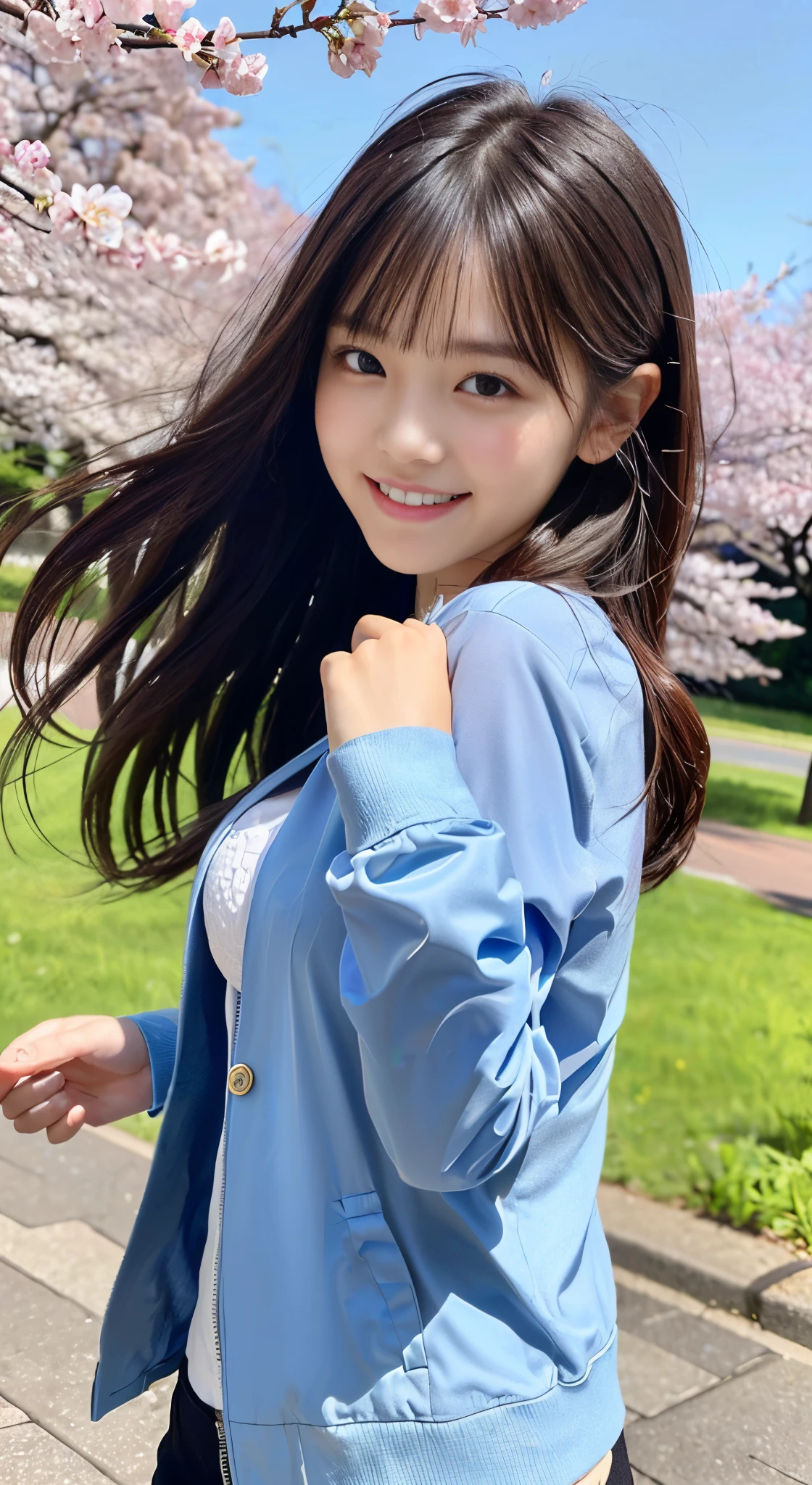 (masterpiece, best quality:1.1), (8k, raw photo, photo realistic:1.2, f22), (shiny skin),detailed skin,long hair,ribbon,detailed face, detailed eyes,smile,BREAK, real world, intricate details, smil, BREAK, 1girl, full body,(shortsleeve,dress,stripe pattern),BREAK ,(Shrine 1.4)