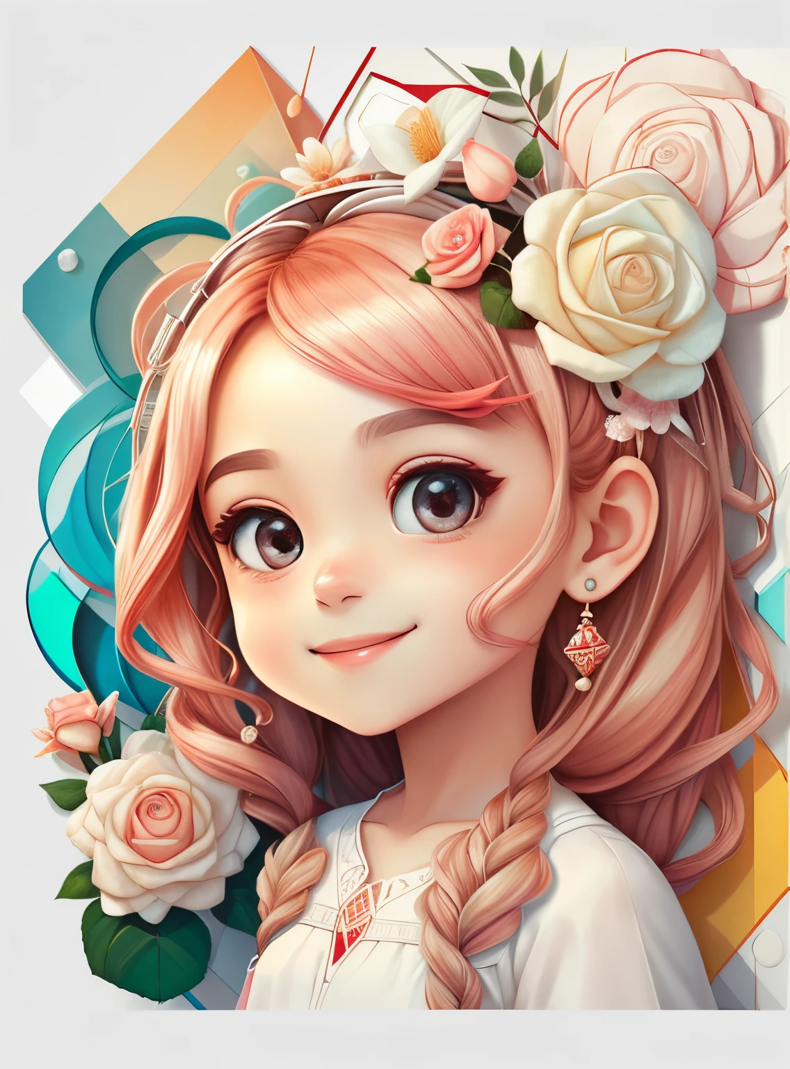 (cute snail smiling with flowers) stylized identical to 1940 |)), acolchoamento ,multidimensional geometric wall PORTRAIT, arte, Chibi,
Yang016K, lindo,(( cor vermelha predominante, rosa e branco))
Primary works, qualidade superior, melhor qualidade, Arte Oficial, Lindo e Estetaduardo Kobra acolchoamento ,multidimensional geometric wall PORTRAIT, arte, Chibo,detalhes