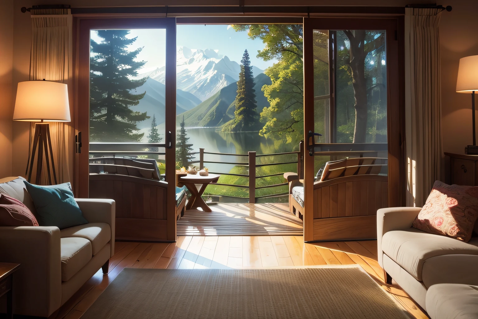 cozy inviting scenery