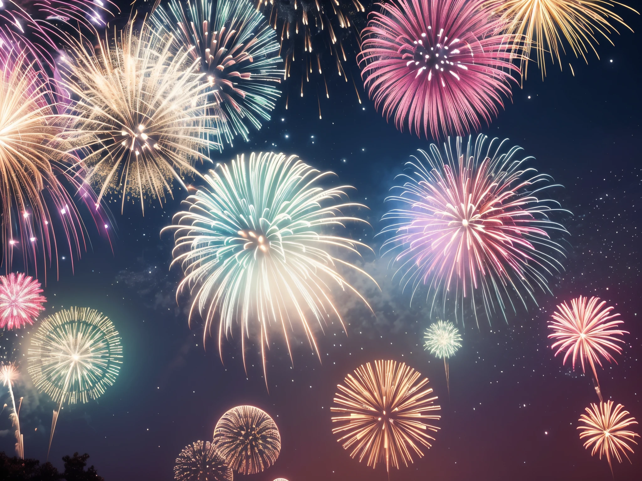 Imagine a whimsical wonderland where 3D fireworks trigger portals to alternate realities, each framed by swirling fractals that transport viewers through time. enormous tits
