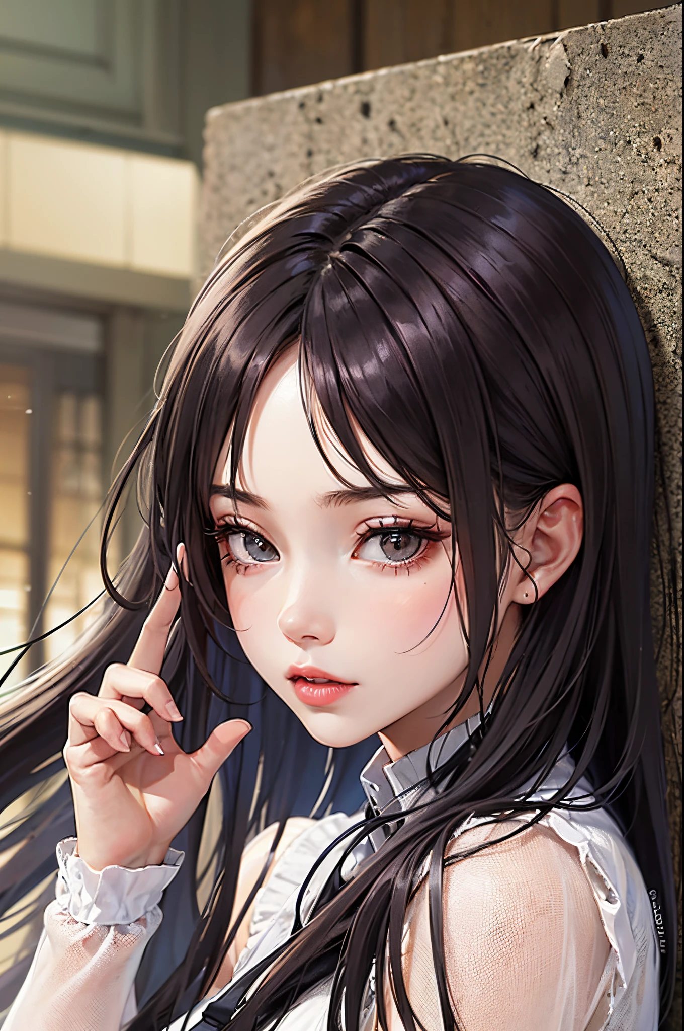 girl , black hair, mafia style, elegant, baddie --auto --s2