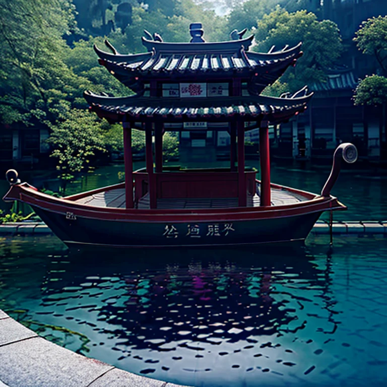 There is a blue umbrella on the table in front of the pool, Cidade antiga de Zhouzhuang, cidades chinesas sonhadoras, sentado em um pequeno barco de bambu, em um barco em um lago, Aquarela altamente detalhada 8 K, Aquarela altamente detalhada 8K, fantasia. gondola boat, There's a boat that's going down the river,The background is Jiangnan Water Town, On both sides are the Gangnam Mansion,em um barco em um lago, A foto foi tirada de um barco, Gangnam in the early morning, em um ambiente chuvoso, 4 0 9 6, Ambiente bonito, long exposure 8 k,architectural design,design de personagens,design de personagens,design de produto,graph design,
architectural design