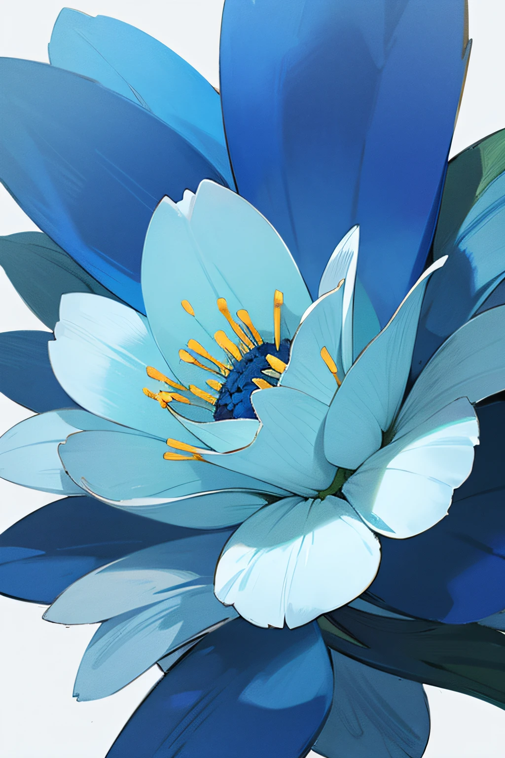 Beautiful blue flower