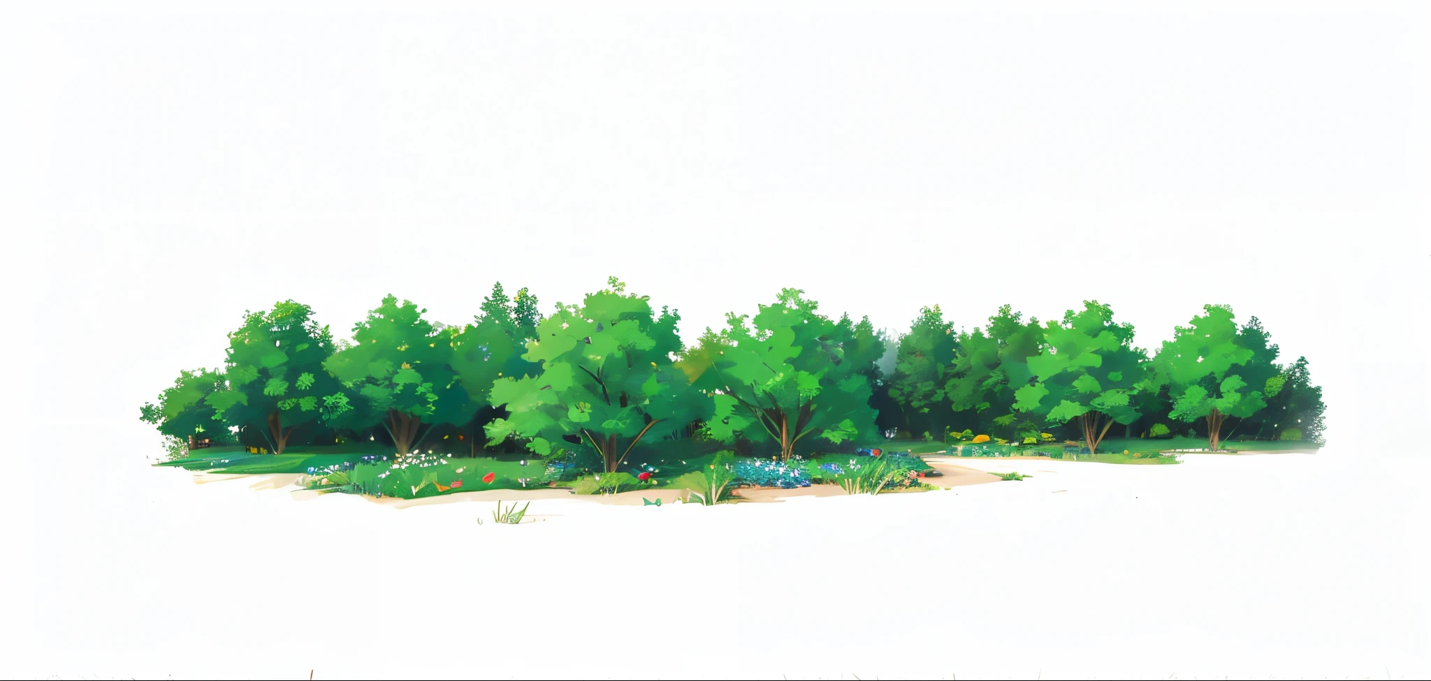 bush, ground