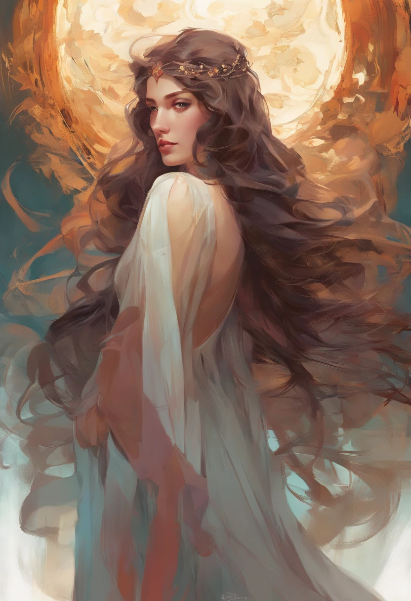Painting of a woman with long hair falling over her shoulders and a burgundy dress, In the art style of Bowater, Baroque digital painting, Renaissance digital painting, masterpiece! Portrait of Arwen, inspired by Franz Xaver Winterhalter, inspired by Friedrich von Amerling, Beautiful character painting, Portrait of sherilyn fenn, beautiful digital painting, inspired by Thomas Lawrence, Beautiful painting
yywater, refraction, reflections, Mirrors, Prisms, sunlight, bright lights!! intricate elegant, highly detailed, digital painting, art-station, concept art, smooth, sharp focus, illustration, Art by ( ( ( ( Artgerm ) ) ) ) and ( Greg Rutkowski )! and ( ( ( Alphonse Mucha ) ) ), eyes reflecting in eyes reflecting to infinity