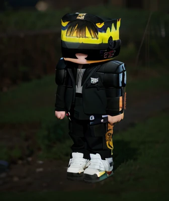Convert it into realistic Boy with a anime movement. 8k ultra graphic design