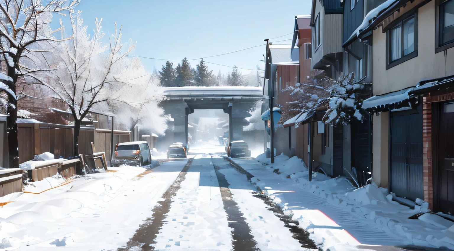snow landscape