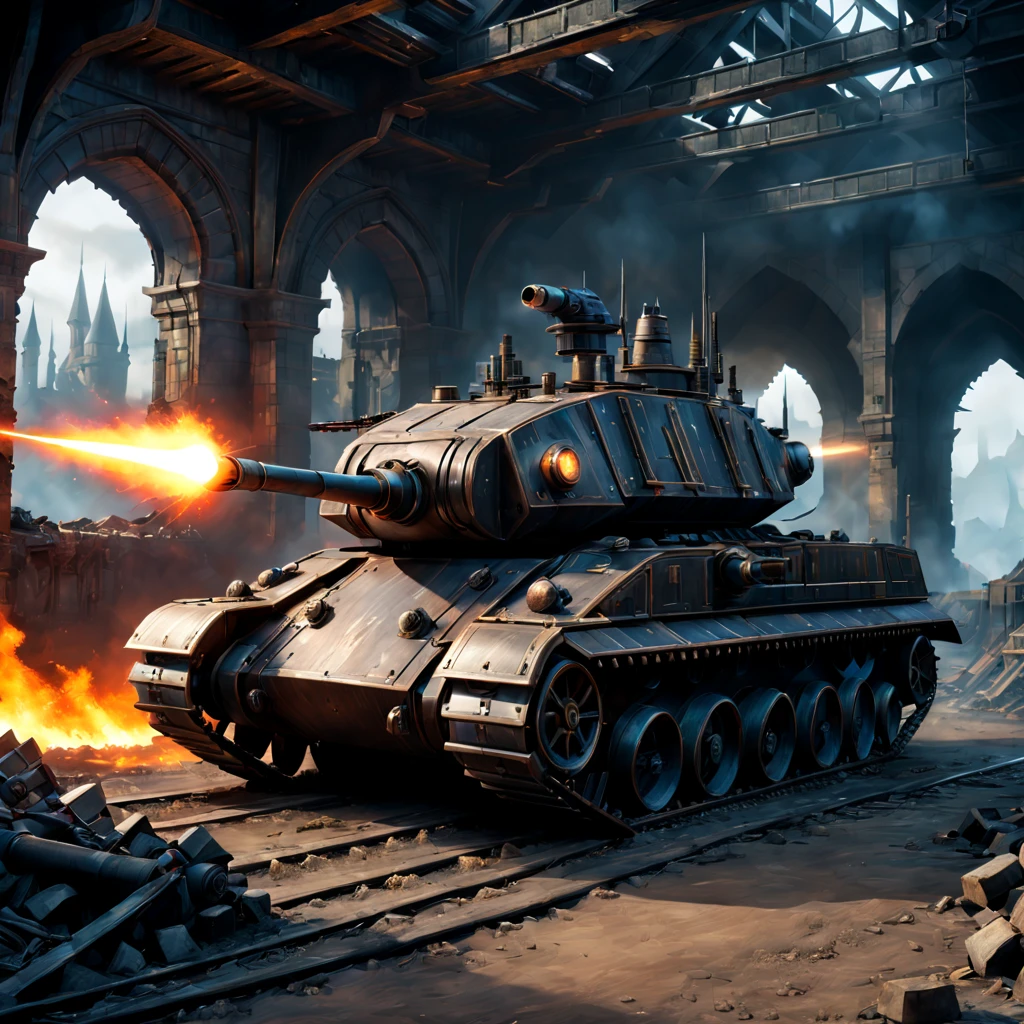 <lora:CulturePunkAI_3:.9> vikingpunkai
tank Highly detailed, amazing, Impressive lighting, vibrant colors, Ultra Realistic, High quality, Highly detailed, trending on artstation, intricate detailed background