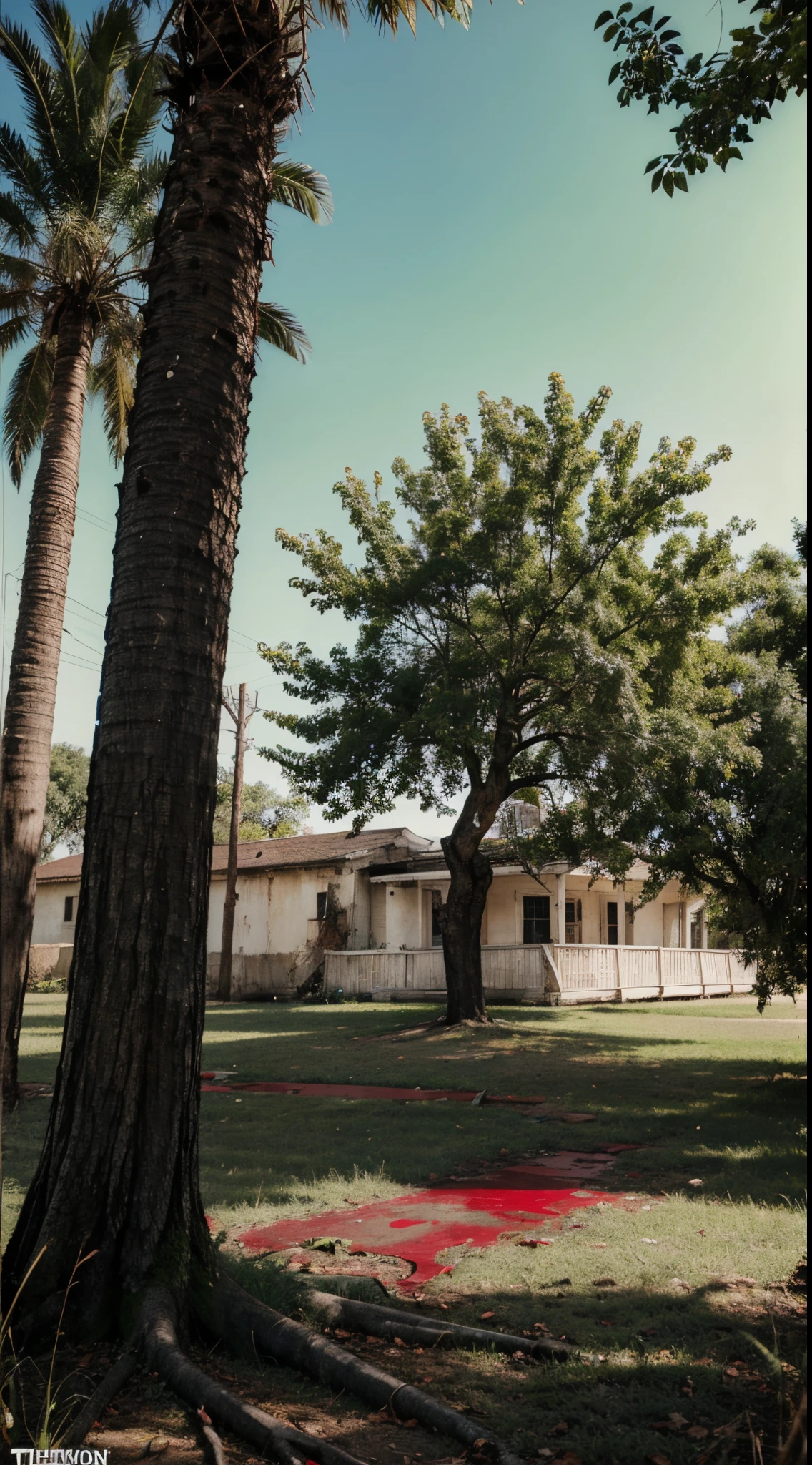 Vintage. Tree. Blood. Action. Background