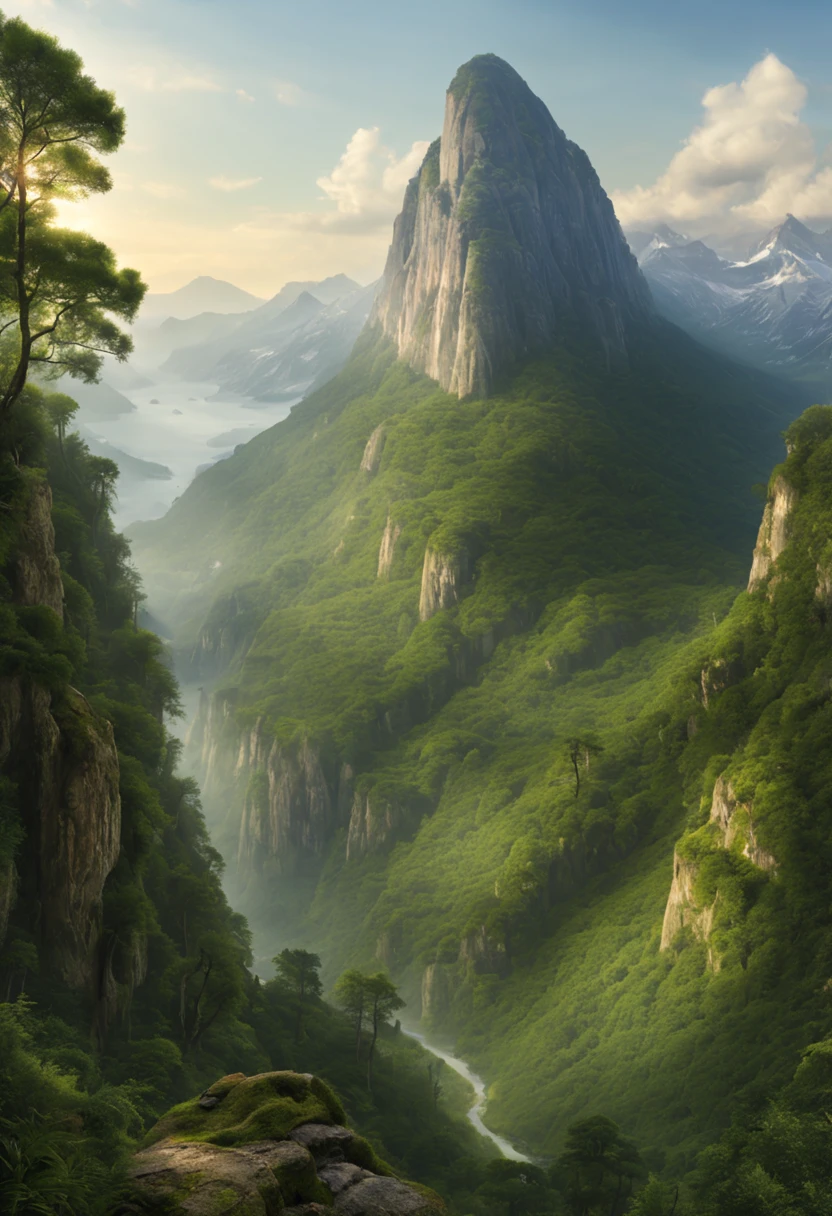 Ciliary Empire, empire full and covered with forests, arvores gigantes, steep mountainous elevations
