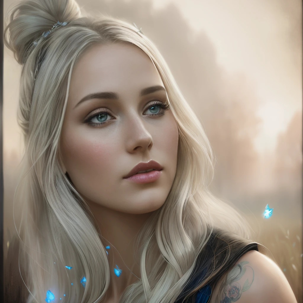 photograph of a woman with long hair and blue eyes in a field, anatomically correct drawn body, beautiful fantasy art portrait, fantasy art portrait, fantasy portrait art, beautiful fantasy portrait, fantasy portrait, gorgeous digital painting, beautiful digital painting, Detailed matte fantasy portrait, beautiful digital illustration, in the art style of bowater, Fantasy genre portrait, karol bak uhd, beautiful digital artwork