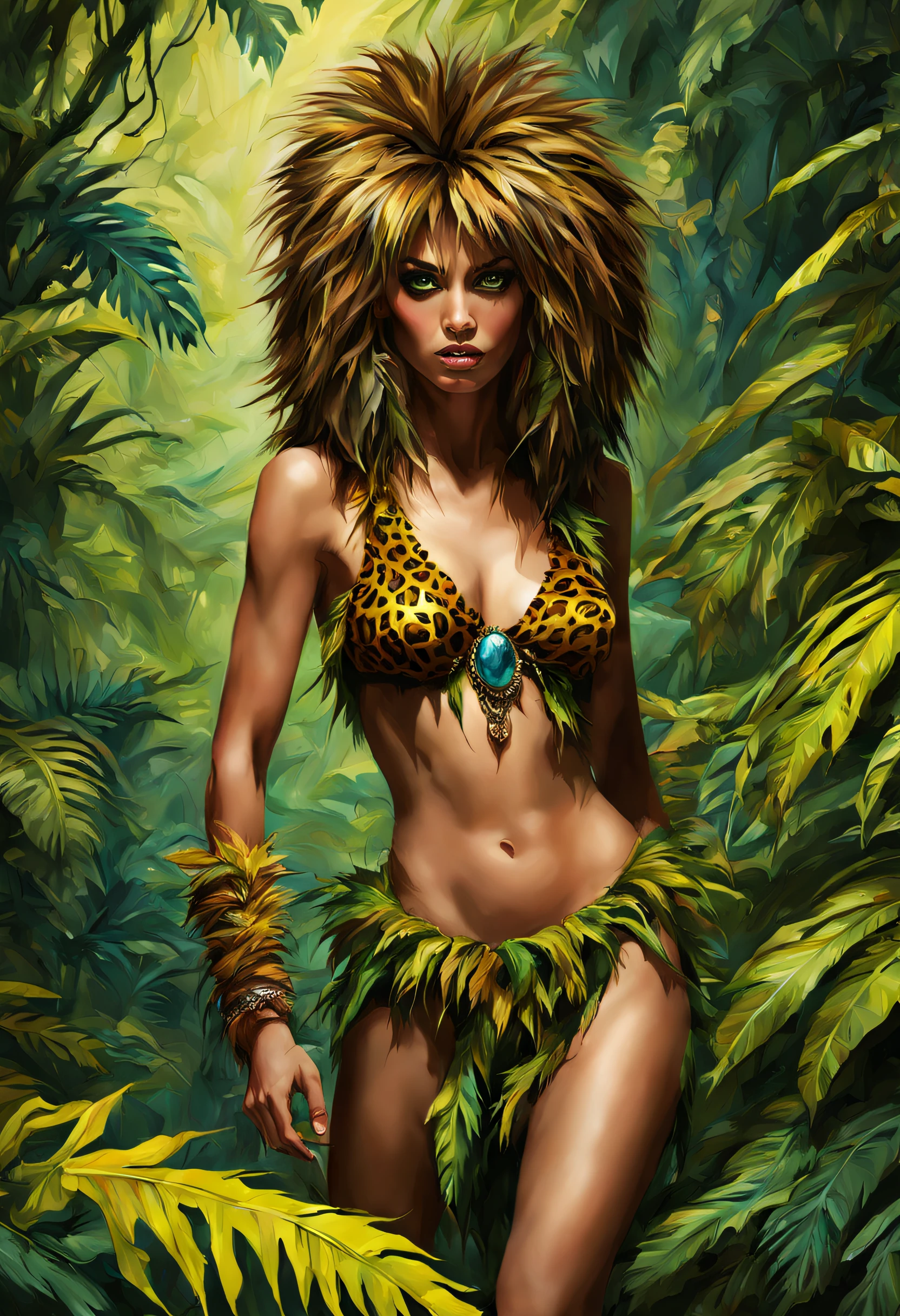 Jungle Creature by Arkhan, glamorous. Bright, tousled, fashionable