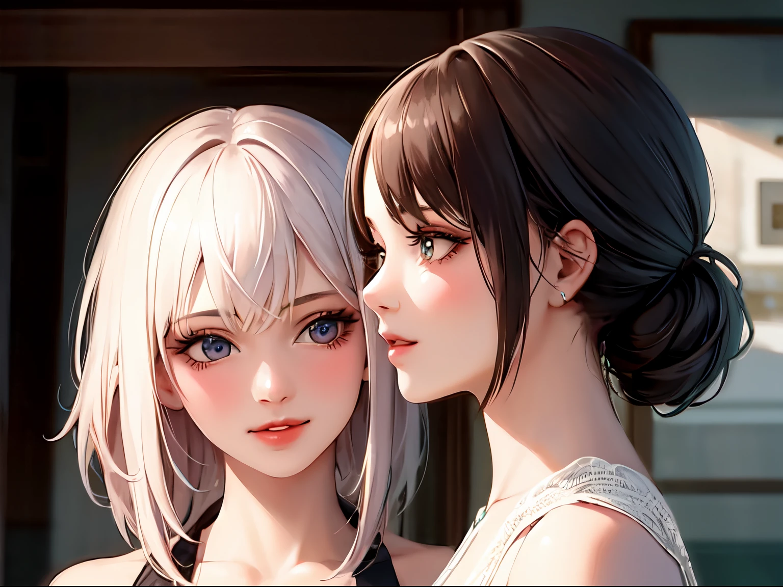 (extremely detailed CG unity 8k wallpaper),(ultra-detailed),masterpiece,best quality, smile face,  <lora:SplitScreen:1> SplitScreen, split screen, close-up, <lora:black_hanekawa:1> black_hanekawa,  <lora:hanekawa_tsubasa:1> hanekawa_tsubasa, 
<lora:add_detail:1>,