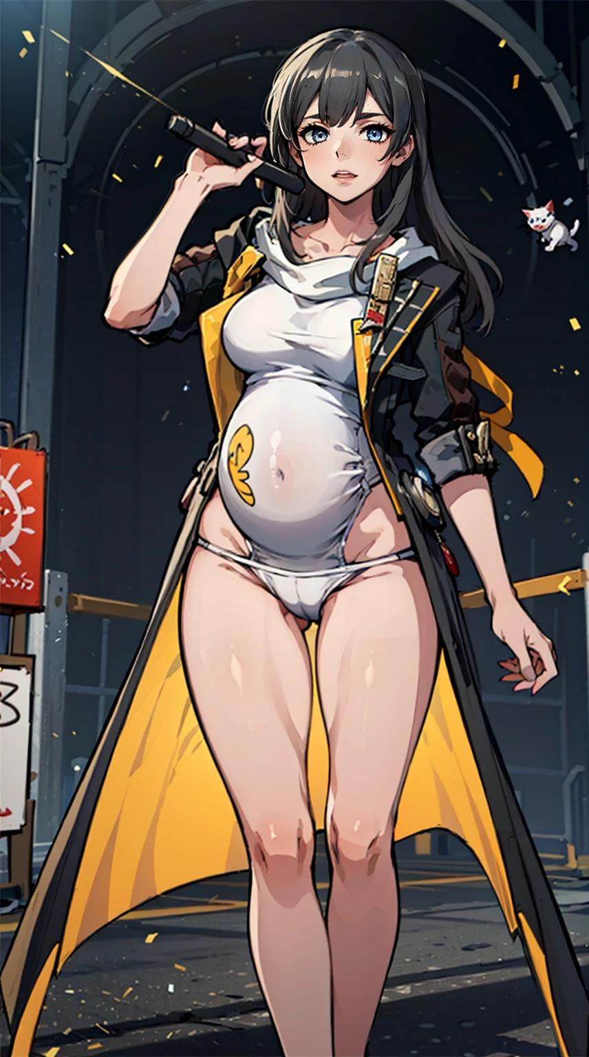 Caitlin Dev 1, As a swimsuit model, Realistic pictures, (((Cat steps))), (self-assured), ((Catwalk background)), (比基尼), (Feminine), (( the face)), ((Detailed students)), ((perfect eyes)), (revealing outfit), Extremely detailed painting, iintricate, Brush Strokes LeCaf Durham (Bastien LeCaf Durham) Number of works)), 8k wallpaper, Nikon, Popular topics on artstationh, CG dynamics, halfway art, (sexy for),Pregnant women suffering from,The crowd outside the stage,Hamming,A group of pregnant women walking on the catwalk,,Lop,devils'points