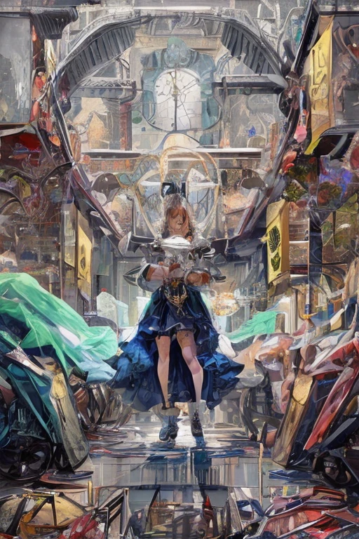 tmasterpiece、topquality、Non-residential room、Dark corridor、open door、(security check tape:1.5)、Intersecting chains、creepy ambiance、Spiritual silence、Hammershøy's paintings、intricate details、Tyndall phenomenon